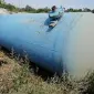 Емкость металлическая б/у Резервуар для хранения воды или гсм. Ресивер воздушный - фото № 18