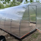 Прочная арочная теплица с поликарбонатом.Теплицы с пленкой. ЗАВОД ТЕПЛИЦ. АКЦИЯ - фото № 1