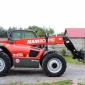 Телескопический погрузчик Manitou MT 732 2005 года + новая резина - фото № 2