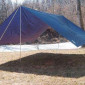 Тенты универсальные для дома,  дачи,  навесы для авто. Цвет синий - фото № 1