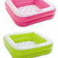 Детский надувной бассейн Intex 85х85х23 см, зеленый - фото № 3