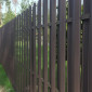 Металевый штакетник, євроштакет, європаркан від виробника купити з доставкою - фото № 3