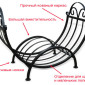 Подставка для дров "Дровница" в Запорожье - фото № 3