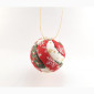 Новогодняя игрушка ручной работы Кимекоми – шар 10 см в продаже - фото № 3