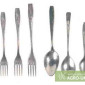 Ложки и вилки из алюминия различных размеров - фото № 1