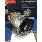 Компрессор кондиционера DENSO 7SBU16C 130mm 9PK 12V - фото № 2