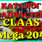 Каталог запчастей КЛААС МЕГА 204 - CLAAS MEGA 204 в виде книги на русском языке - фото № 1