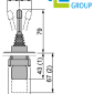 Переключатель: джойстик. SCHNEIDER ELECTRIC XD2PA24 - фото № 3