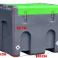 Мобильный бак Metcor 430л с насосом DT-430 для дизельного топлива - фото № 4
