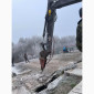 Аренда экскаватора с гидромолотом для демонтажа - фото № 1