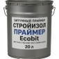 Битумная грунтовка СтройИзол Праймер Ecobit 20 л ДСТУ Б В.2.7-108-2001 - фото № 1