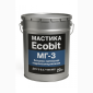 Мастика бітумно-латексна для гідроізоляції МГ-3 Ecobit 20 кг - фото № 1