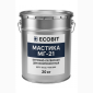 Мастика двухкомпонентная битумно-латексная МГ-21 Ecobit ДСТУ Б В.2.7-108-2001 20 кг - фото № 1