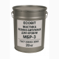 Мастика бітумна резино для покрівлі МБР-3 Ecobit 20 кг - фото № 1