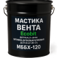 Мастика Вента (МБ-Х-120) EКOBIТ бітумно-бутилкаучукова 20 кг - фото № 1