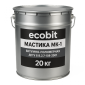Мастика МК-1 Ecobit битумно-полимерная ГОСТ 30693-2000 20 кг - фото № 1