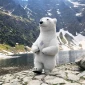 Надувной костюм «Белый Медведь» от производителя - фото № 4