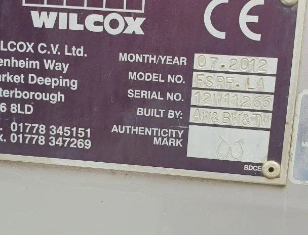 2012 Полуприцеп самосвал Wilcox (Англія) 60м3 Свіжий! Входять європалети! 2 підйомні осі- фото № 14