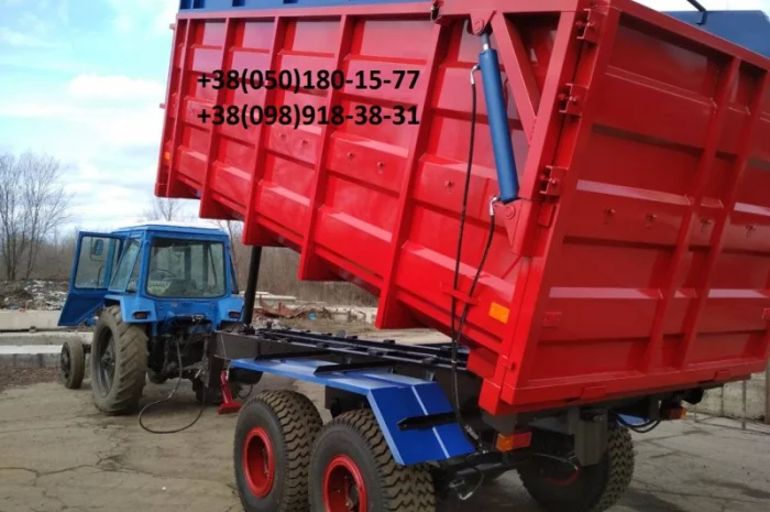 Прицеп тракторный с ГИДРОБОРТОМ 2ПТС-16. В наличии- фото № 1