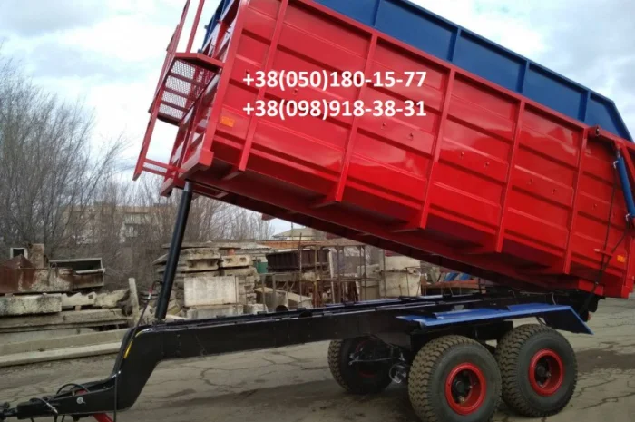 Прицеп тракторный с ГИДРОБОРТОМ 2ПТС-16. В наличии- фото № 3