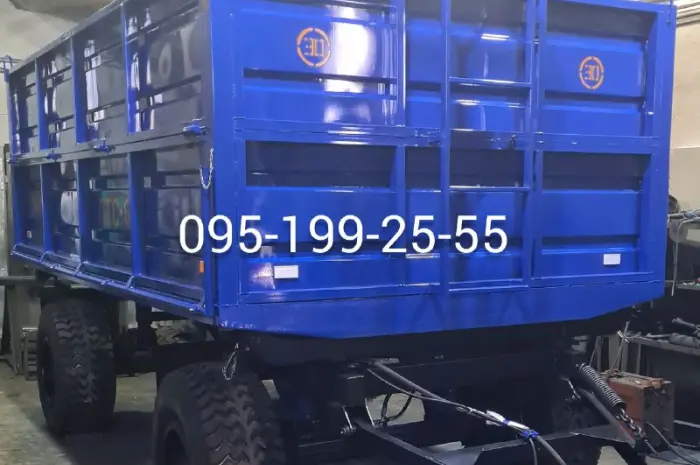 Причіп 2ПТС-6; ресора 2ПТС-6; вісь (балка) 2ПТС-6; ресивер 2ПТС-6- фото № 1