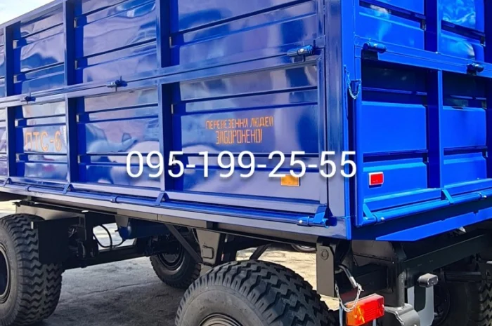 Причіп тракторний 2ПТС-6, 2ПТС-8, 2ПТС-9; запчастини 2ПТС-6, 2ПТС-8, 2ПТС-9- фото № 1