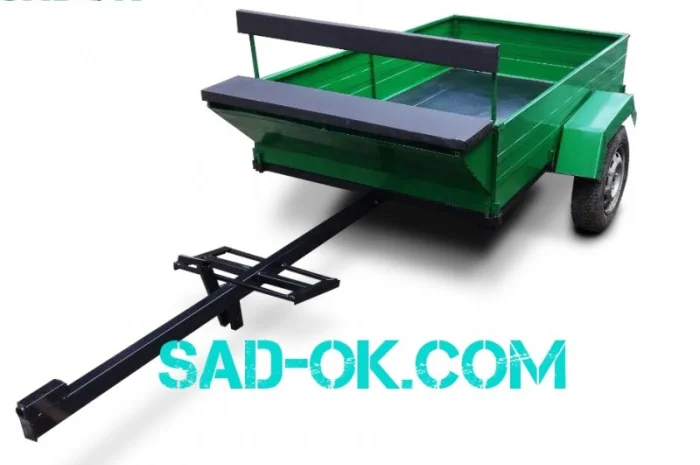 Прицеп мотоблочный. Для мотоблока. 1, 9 х 1, 15 м. Лучшая цена- фото № 2