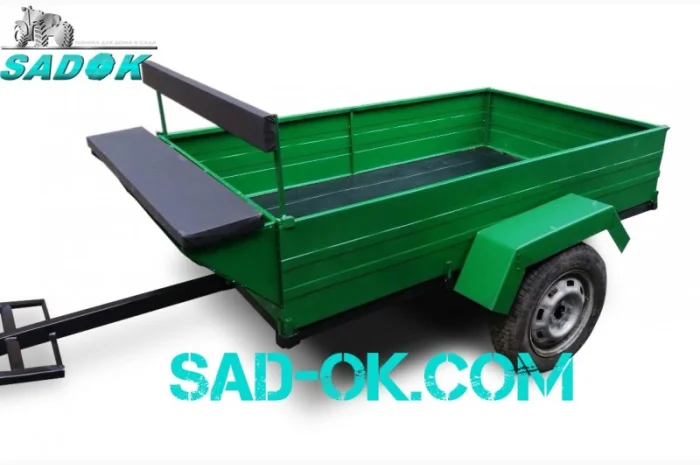 Прицеп мотоблочный. Для мотоблока. 1, 9 х 1, 15 м. Лучшая цена- фото № 4