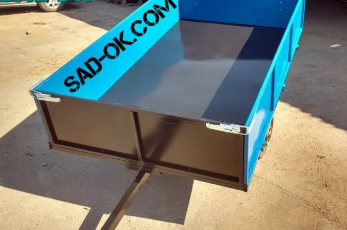 Прицеп причеп причіп одноосный Садок. Откидной. От Производителя- фото № 1