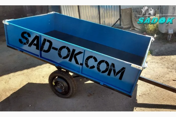 Прицеп причеп причіп одноосный Садок. Откидной. От Производителя- фото № 4