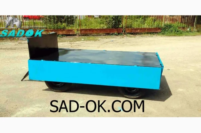 Прицеп причеп причіп одноосный Садок. Откидной. От Производителя- фото № 5