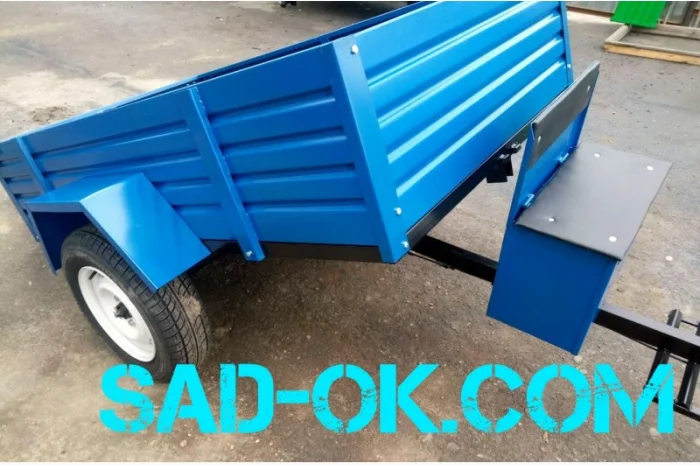 Лучший Прицеп мотоблочный. Для мотоблока. САМОСВАЛ- фото № 1