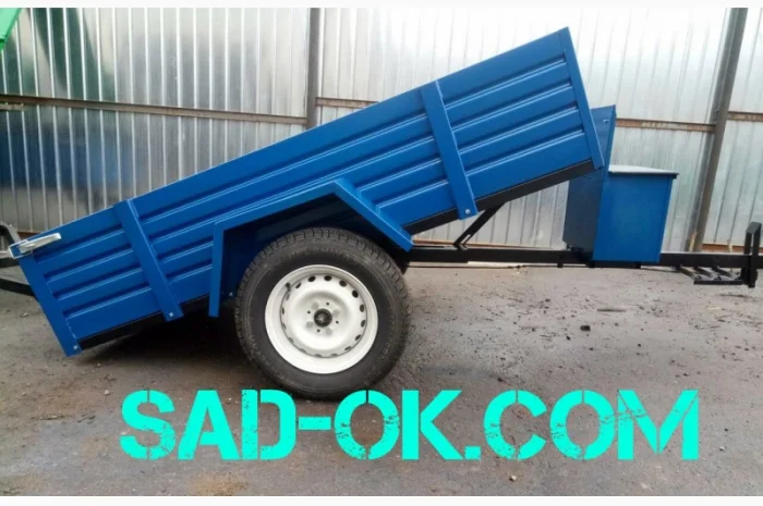 Лучший Прицеп мотоблочный. Для мотоблока. САМОСВАЛ- фото № 4