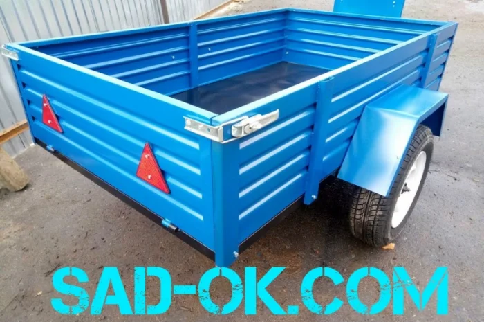 Лучший Прицеп мотоблочный. Для мотоблока. САМОСВАЛ- фото № 6