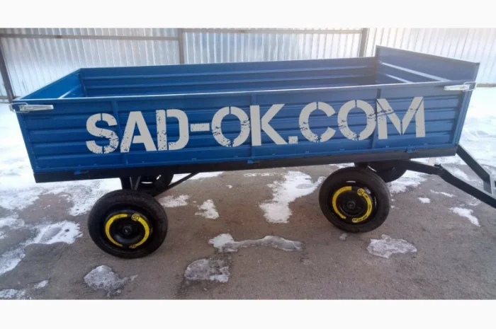 Прицеп причеп причіп двухосный Садок. Груз до 3 т. Откидной. Поворотный- фото № 18