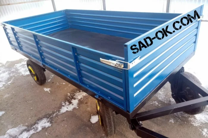 Прицеп причеп причіп двухосный Садок. Груз до 3 т. Откидной. Поворотный- фото № 16
