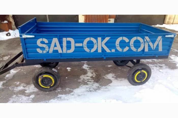 Прицеп причеп причіп двухосный Садок. Груз до 3 т. Откидной. Поворотный- фото № 15