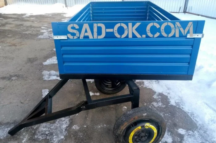 Прицеп причеп причіп двухосный Садок. Груз до 3 т. Откидной. Поворотный- фото № 14