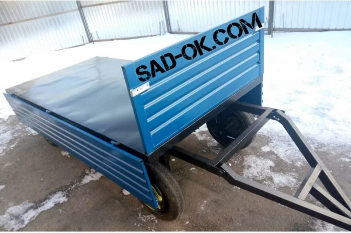 Прицеп причеп причіп двухосный Садок. Груз до 3 т. Откидной. Поворотный- фото № 13