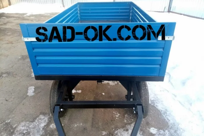 Прицеп причеп причіп двухосный Садок. Груз до 3 т. Откидной. Поворотный- фото № 12