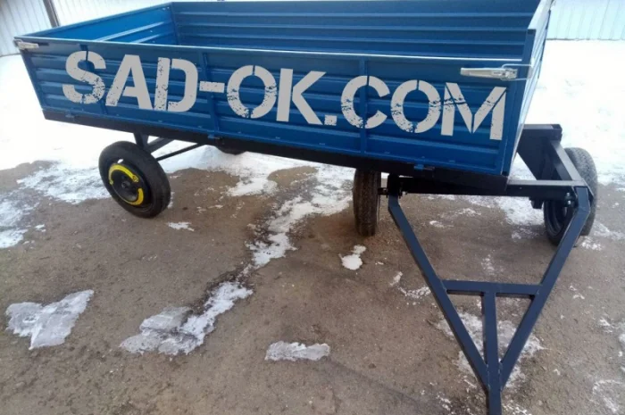 Прицеп причеп причіп двухосный Садок. Груз до 3 т. Откидной. Поворотный- фото № 2