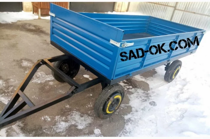 Прицеп причеп причіп двухосный Садок. Груз до 3 т. Откидной. Поворотный- фото № 11