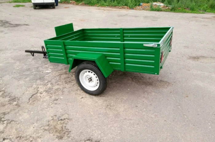 Прицеп причеп причіп двухосный Садок. Груз до 3 т. Откидной. Поворотный- фото № 9