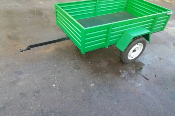 Прицеп причеп причіп двухосный Садок. Груз до 3 т. Откидной. Поворотный- фото № 5