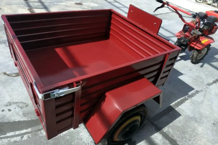 Прицеп Садок для мотоблока. 1, 25 х 1, 10 м. С тормозами- фото № 11