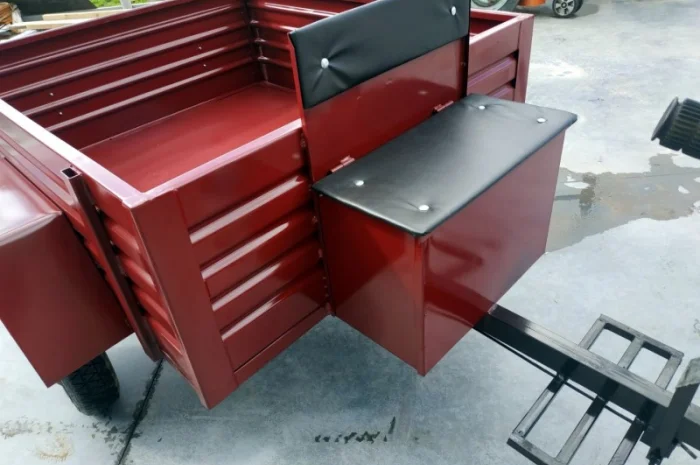 Прицеп Садок для мотоблока. 1, 25 х 1, 10 м. С тормозами- фото № 15