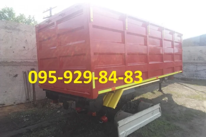 Причип тракторний самоскид з вивантаженням на зад 1ПТС-10- фото № 1