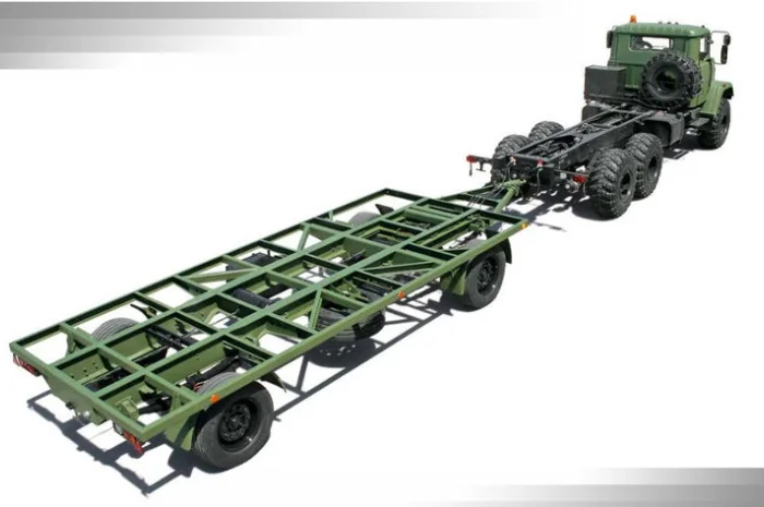 Прицеп КрАЗ А141Н2 (база для военного обрудования)- фото № 1