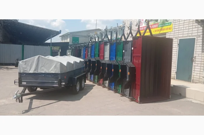 Новый леговой двухосный прцеп от производителя- фото № 1