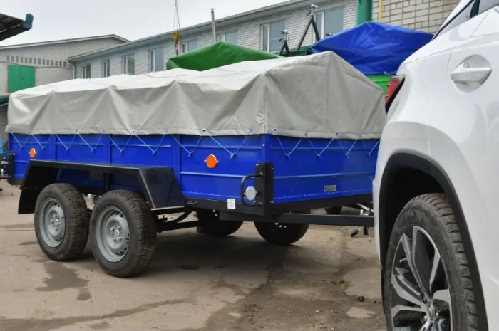 Новый леговой двухосный прцеп от производителя- фото № 2